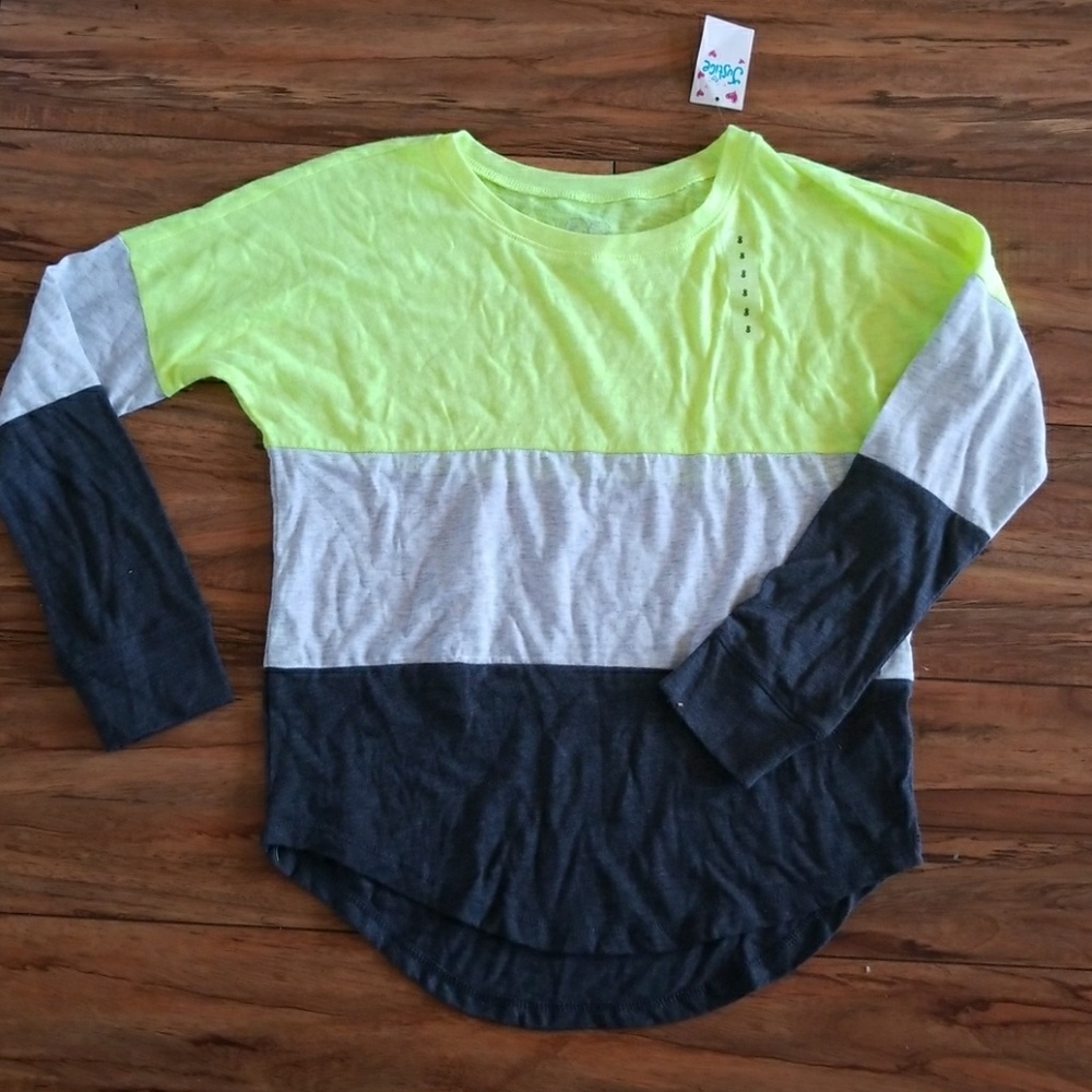 Justice Girl's Active long sleeve tee NWT